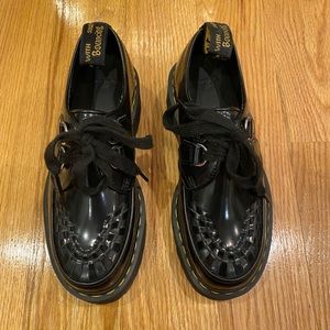 NIB!! Dr. Marten Sidney Leather Creeper Platforms!